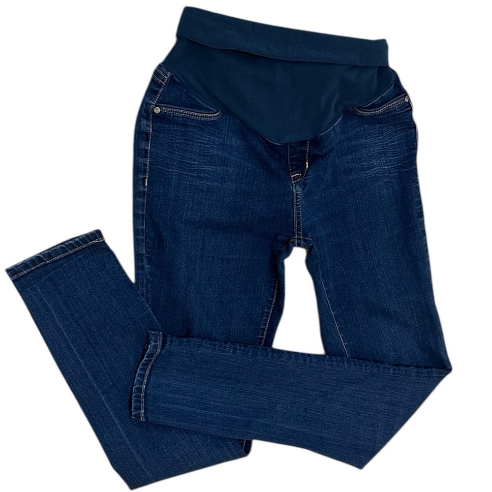 Y2K NYC Maternity Jeans Women's Dark Blue Maternity Jeans Size Medium